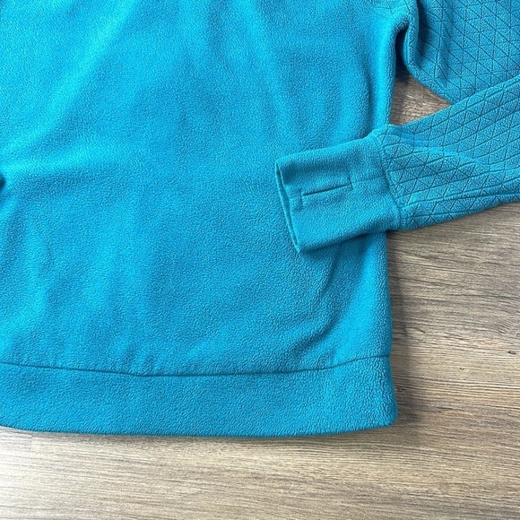 Tek Gear Women’s Turquoise Zip Up Hooded Fleece Jacket, size small - Picture 10 of 10